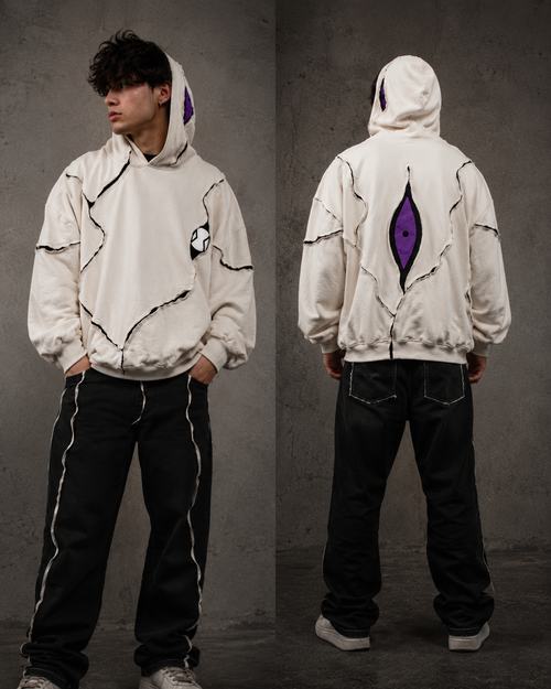 VESARO Alien Eye Hoodie – Cracked Vision Edition
