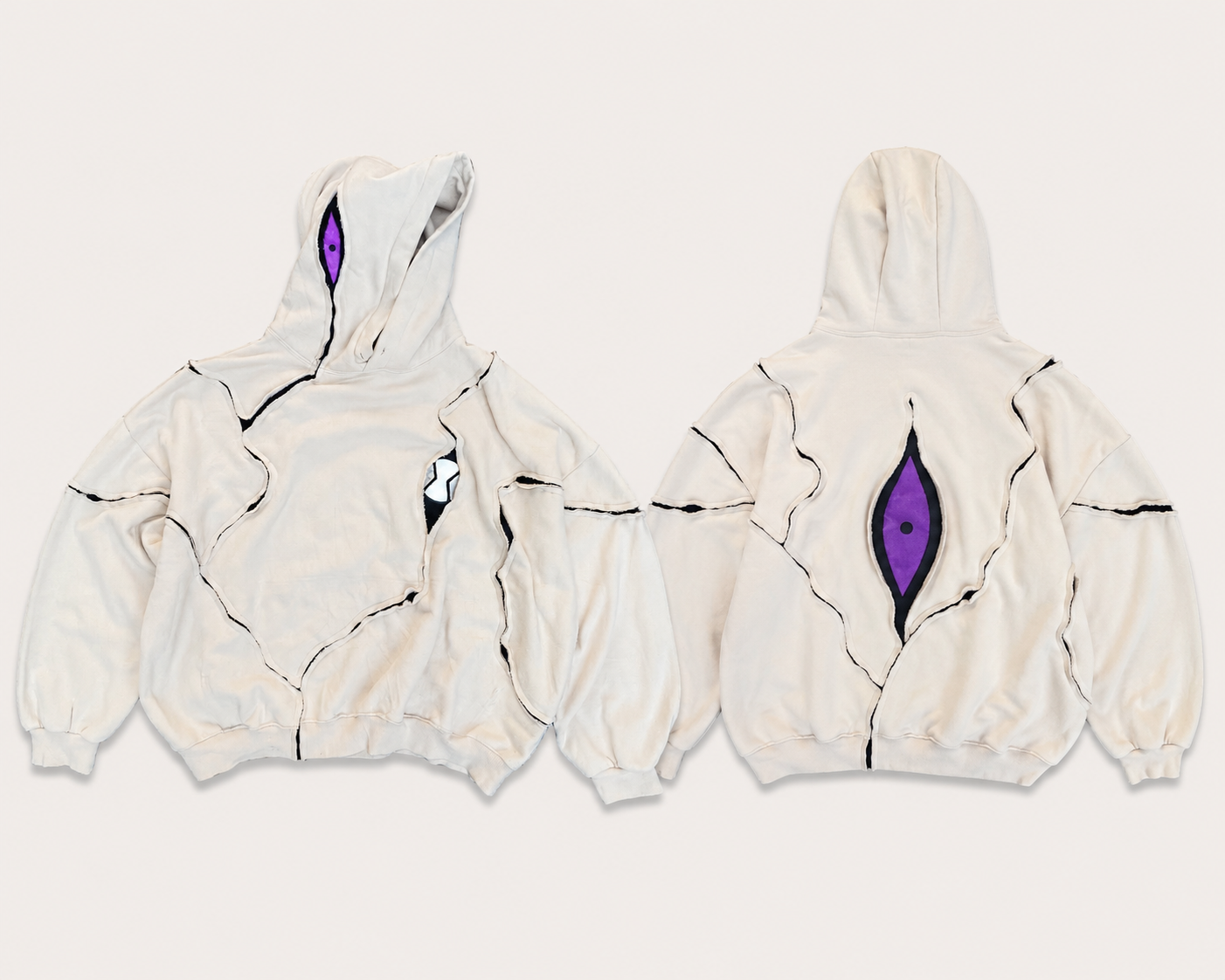 VESARO Alien Eye Hoodie – Cracked Vision Edition